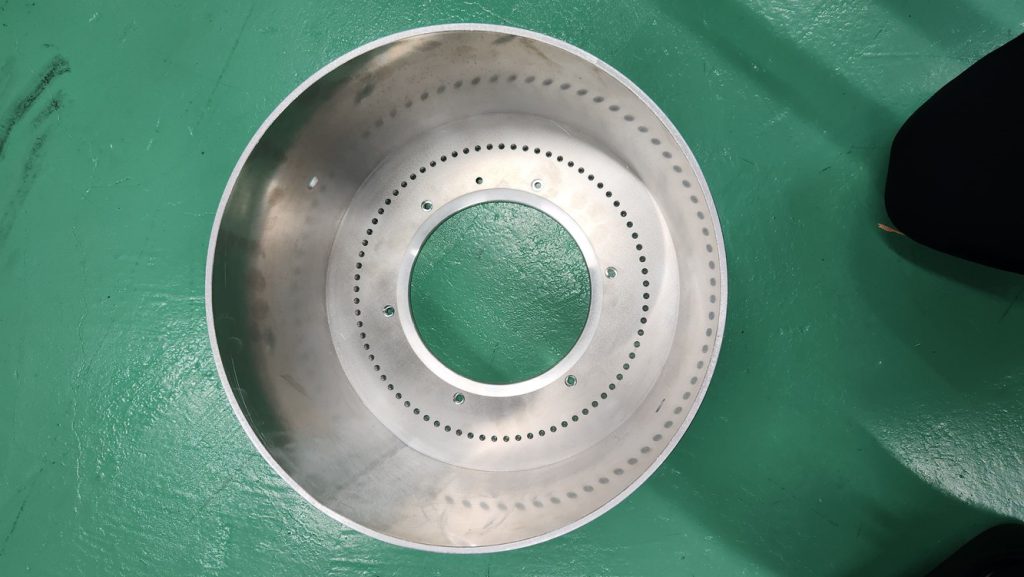 【アルミ厚板 円筒溶接】A5052 6.0t・10.0t 複雑な公差指定と真円度を両立した海外向け機械部品の事例
